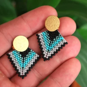 Pendientes miyuki "saya andina"